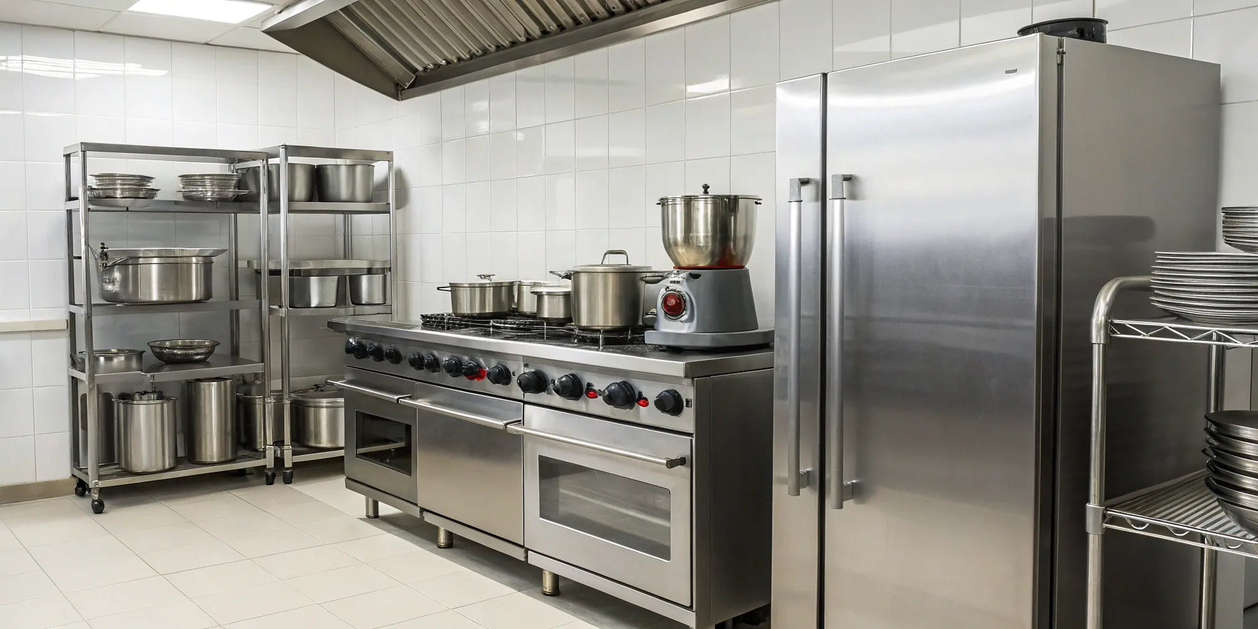 Essential restaurant appliances and equipment.