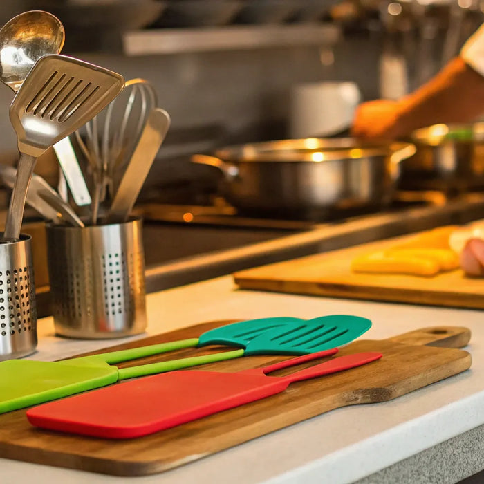 Essential restaurant smallwares for food prep and service.