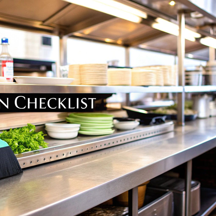 The Ultimate 2025 Restaurant Kitchen Cleaning Checklist