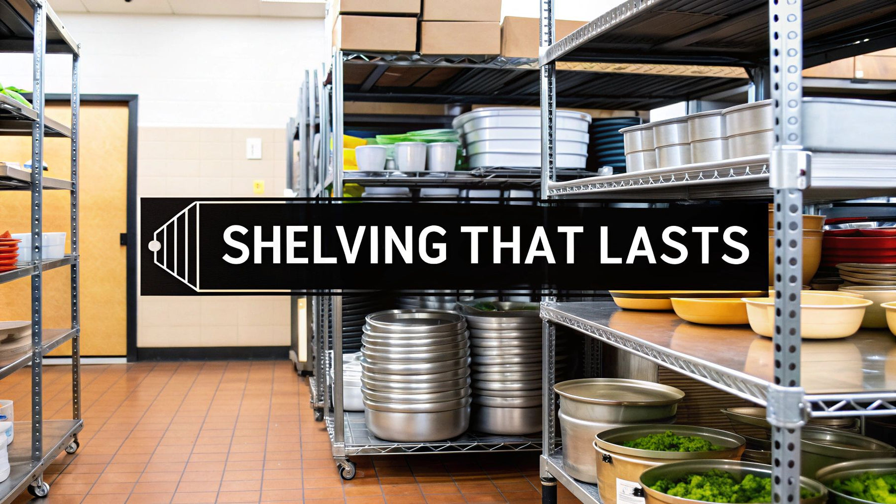 Choosing Commercial Kitchen Shelves That Last