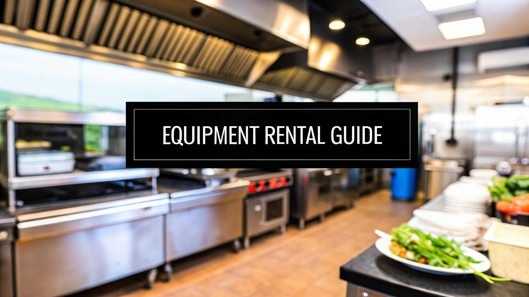 Your Guide to Restaurant Equipment Rent