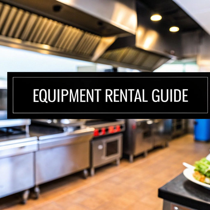Your Guide to Restaurant Equipment Rent