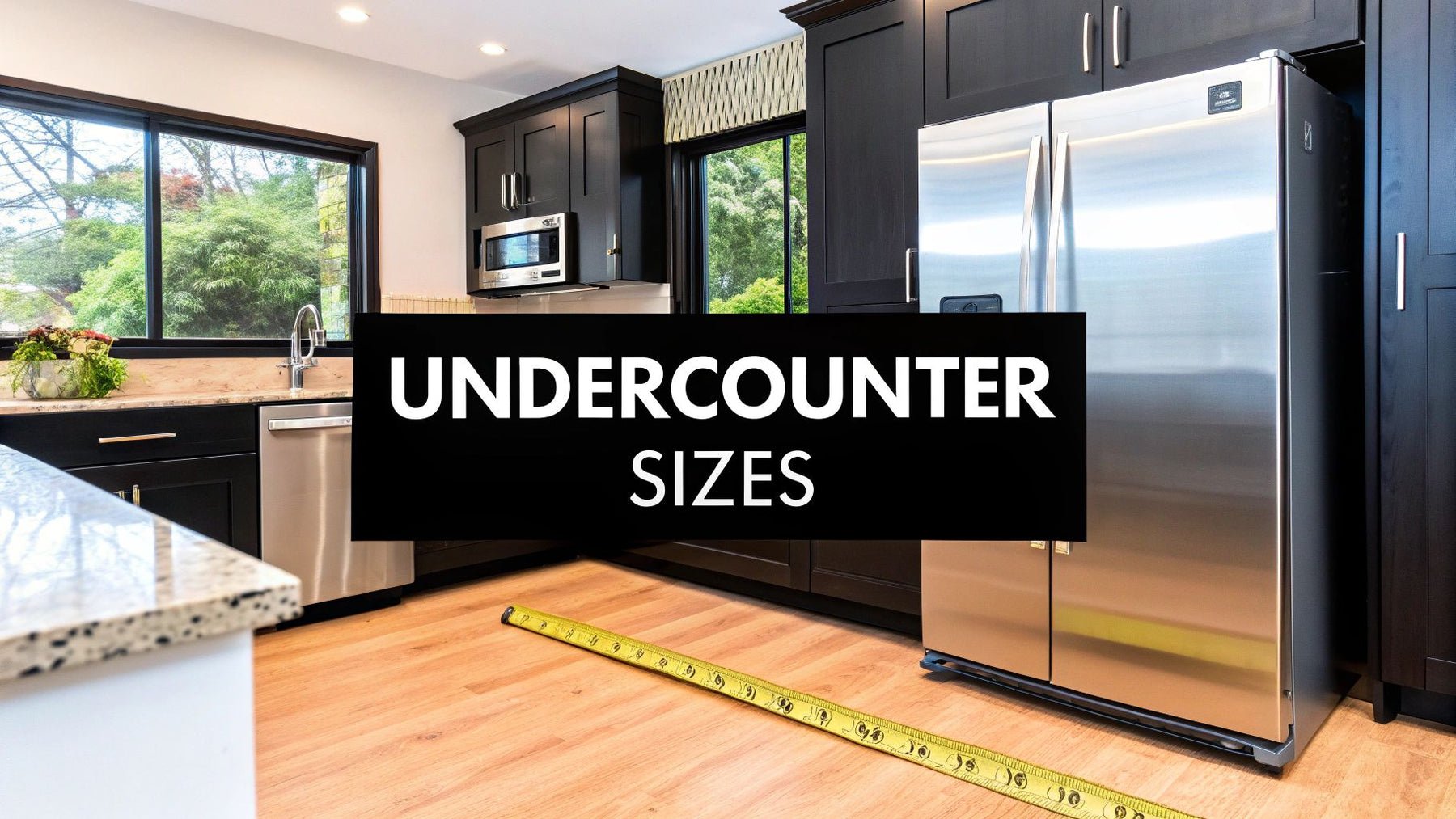 A Guide to Under Counter Refrigerator Sizes