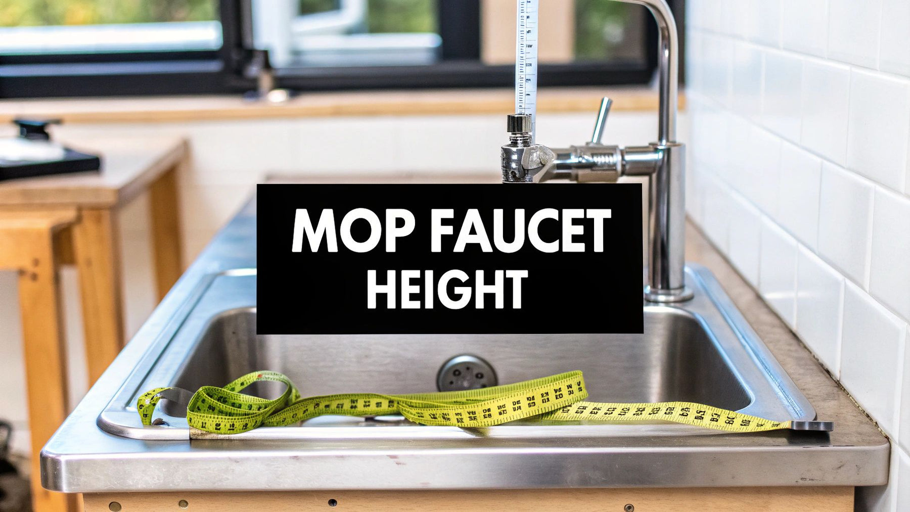 Mop Basin Faucet Height A Guide to Ergonomics and Compliance