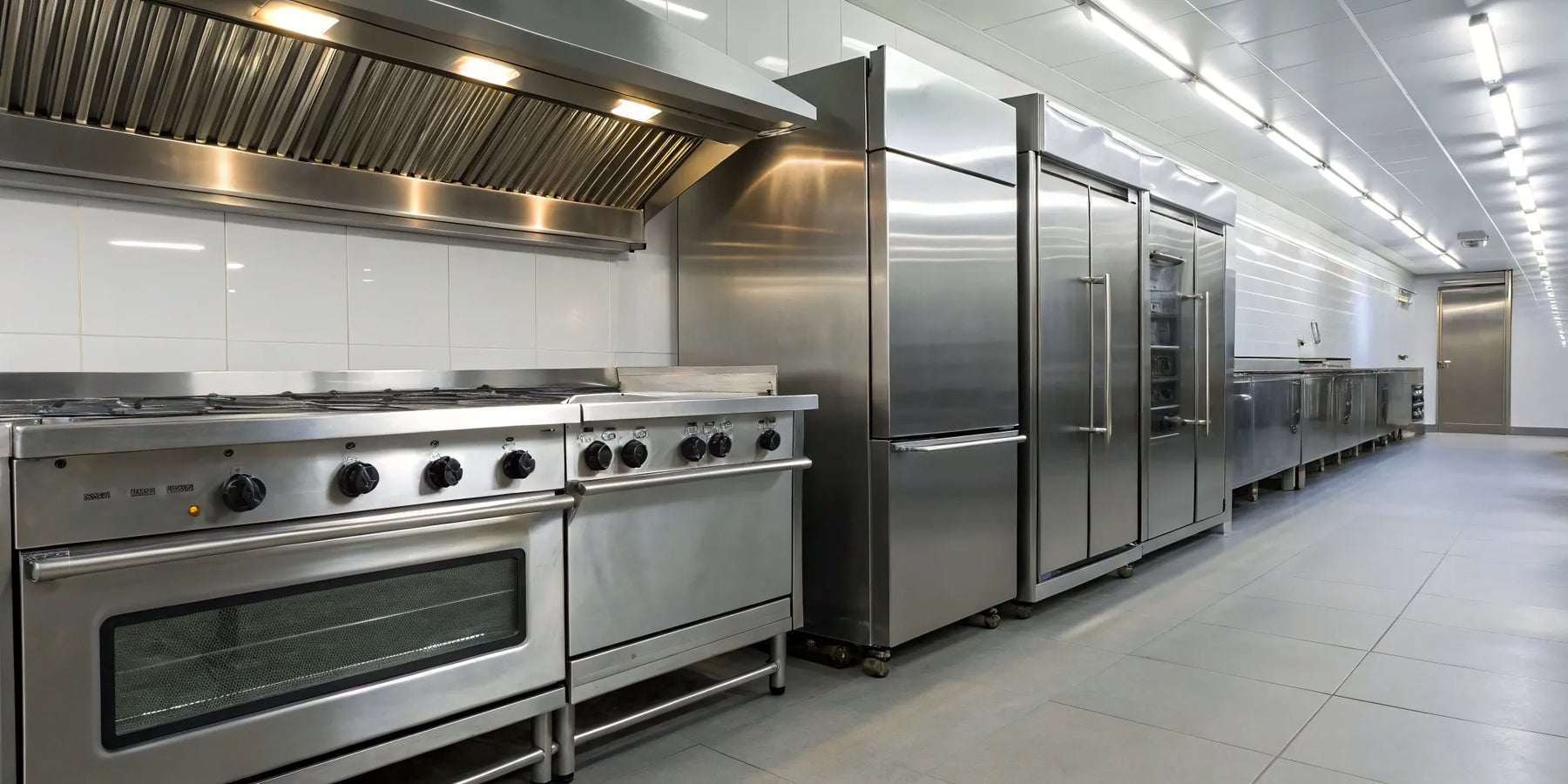 NSF/ANSI Standard 2 compliant stainless steel kitchen appliances.