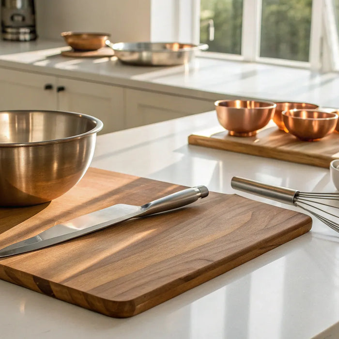 Essential pro kitchen tools for home cooking.