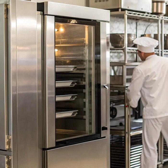 Chef working with professional restaurant equipment acquired through a lease.