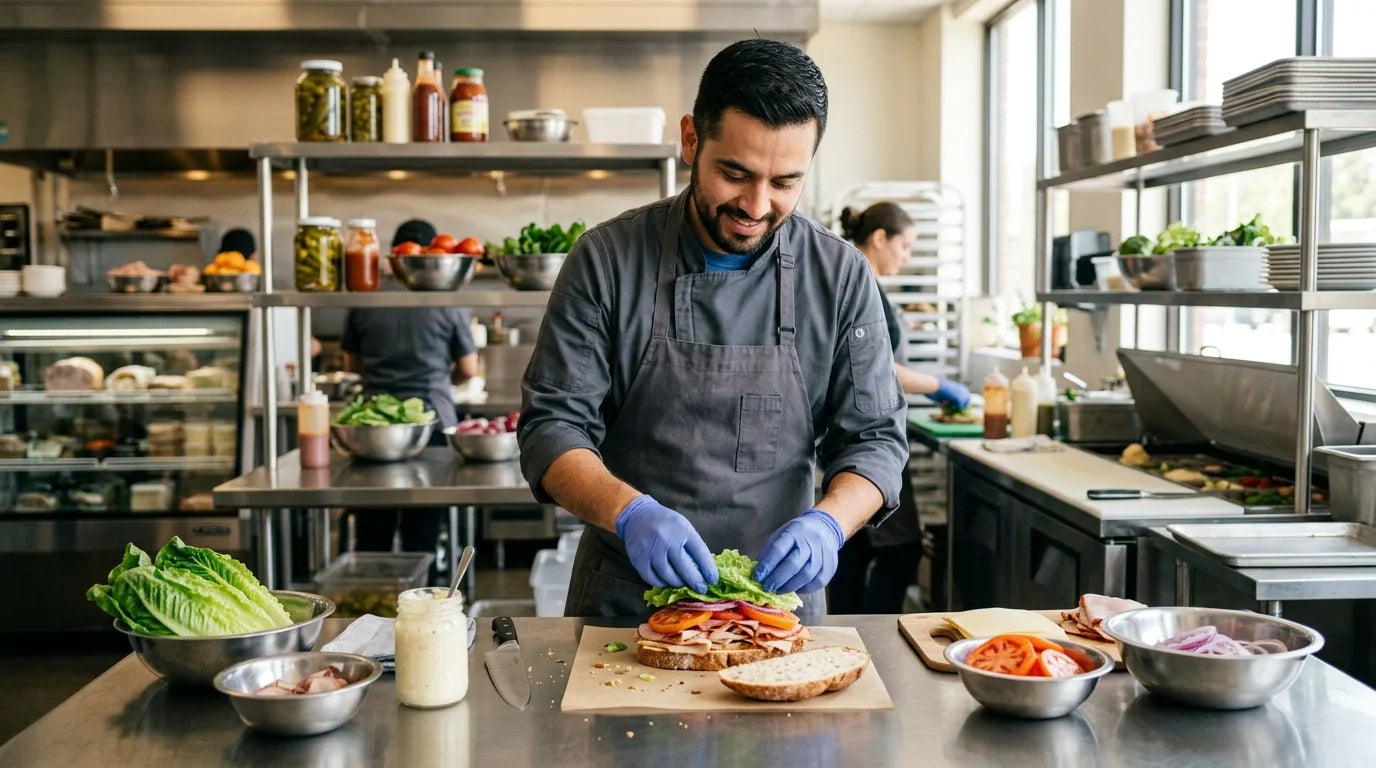Sandwich Station Setup: Cutting Boards, Smallwares, Layout, and the 3-12 Maintenance Rule
