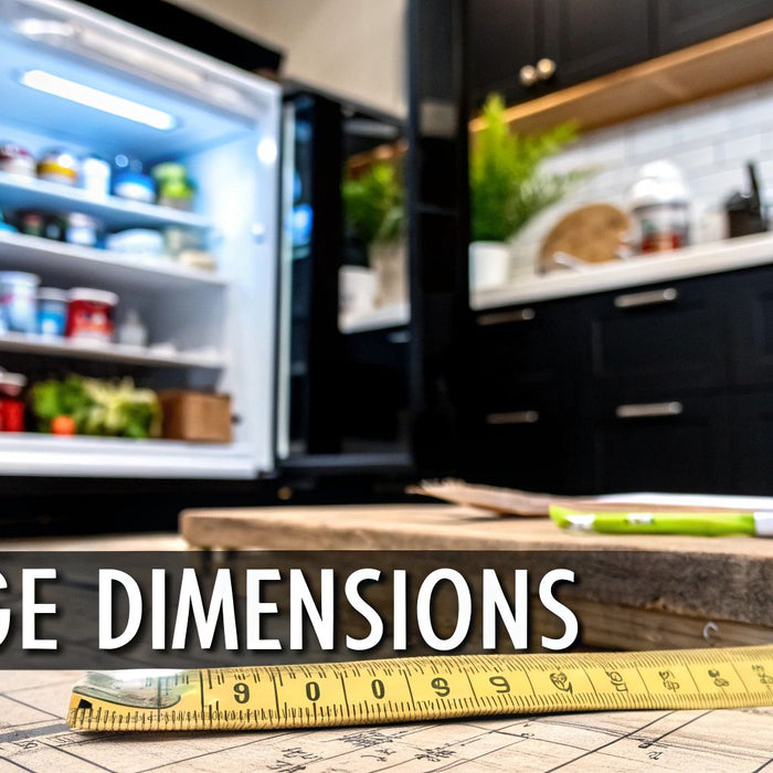 A Guide to Under Counter Fridge Dimensions for Perfect Kitchen Fit
