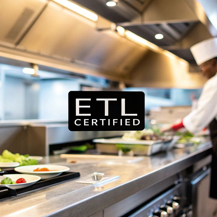 What Is ETL Certified Commercial Kitchen Equipment