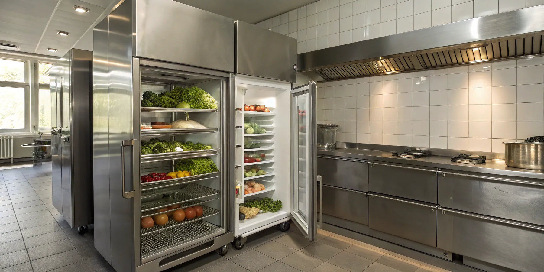 A commercial reach-in refrigerator essential for a successful food business.