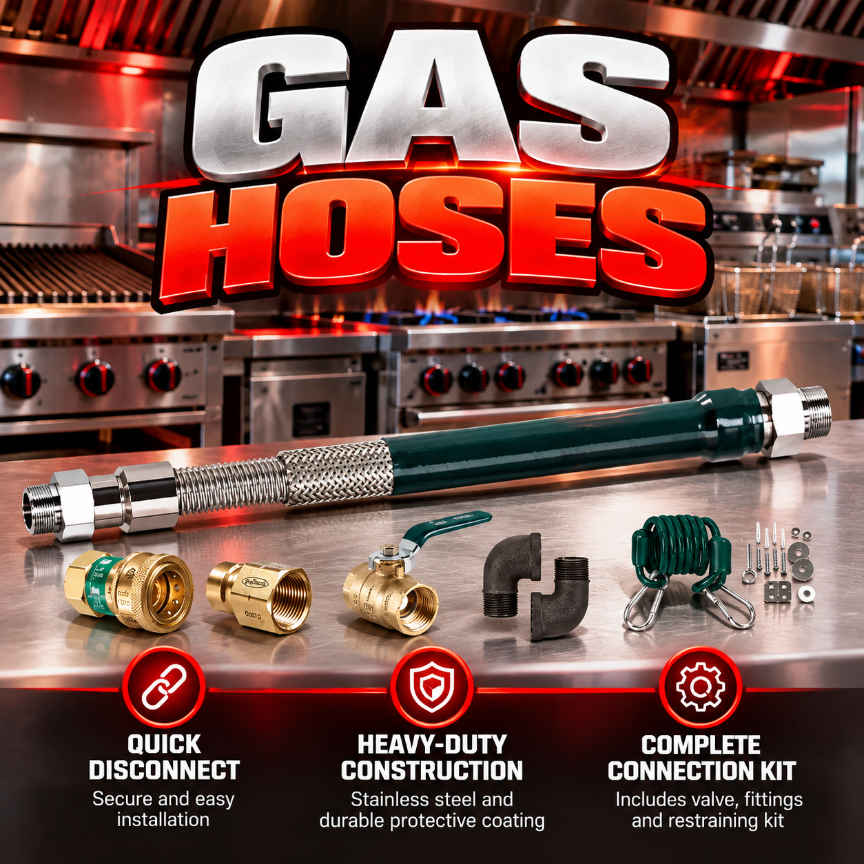 Commercial Gas Hoses