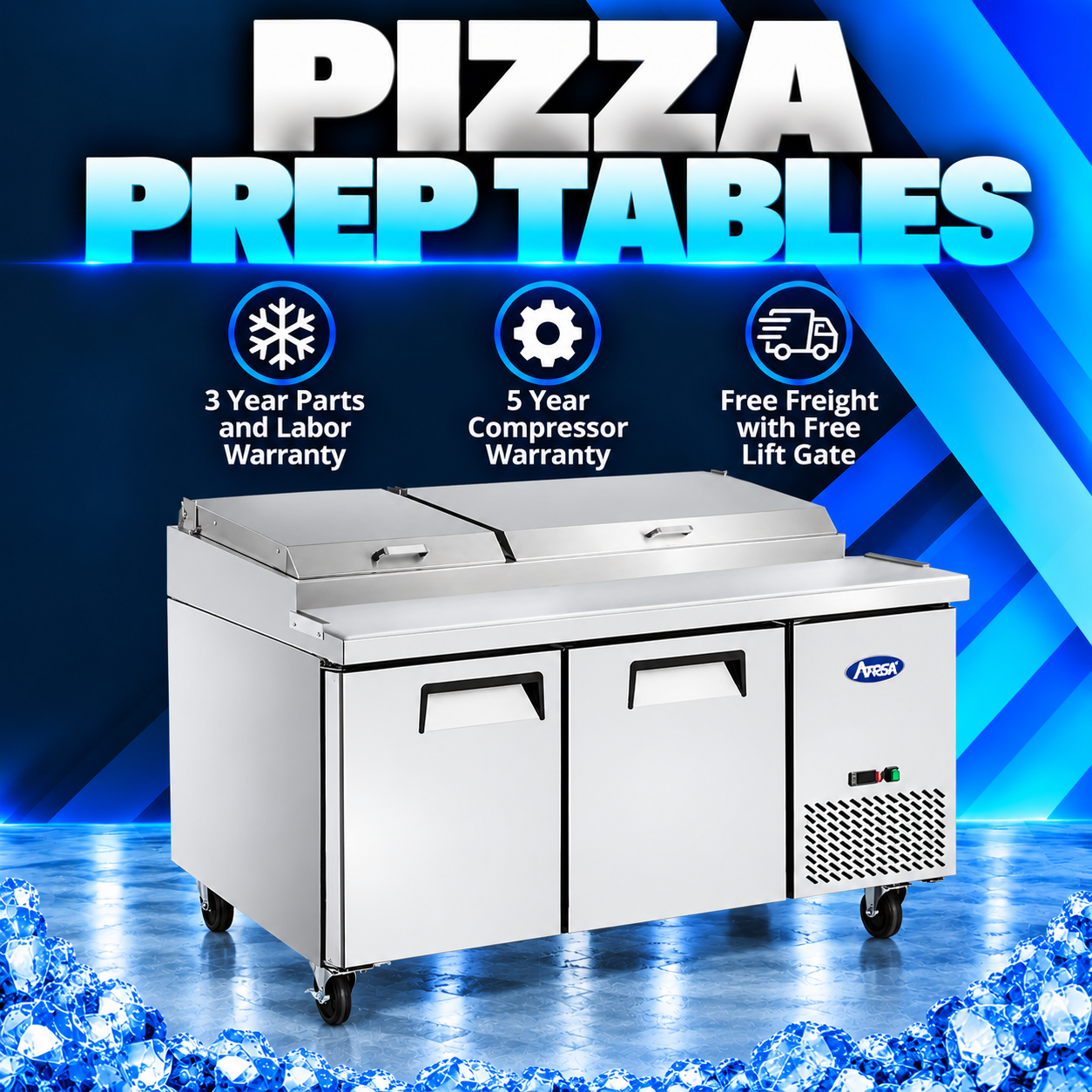 Pizza Prep Tables