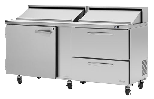 Turbo Air PST-72-D2L-N 73 inch Sandwich Prep Table