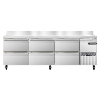 Continental Refrigerator RA93NBS-D 93-inch Work Top Refrigerator