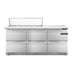 Continental Refrigerator D72N12C-FB-D 72-inch Sandwich Prep Table