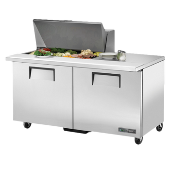 True TSSU-60-15M-B-HC 60 inch Mega Top Sandwich Prep Table