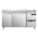 Continental Refrigerator DFA60NSS 60-inch Work Top Freezer Counter