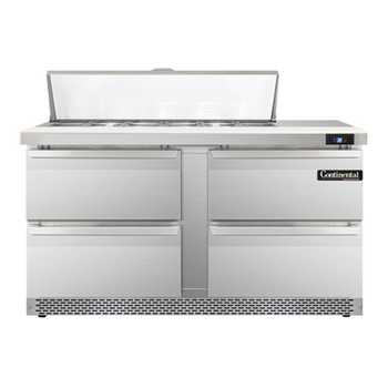 Continental Refrigerator SW60N12C-FB-D 60-inch Sandwich Prep Table