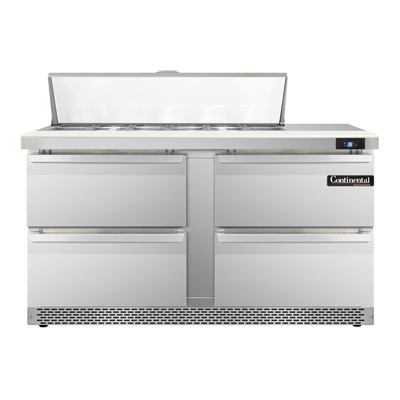 Continental Refrigerator SW60N12C-FB-D 60-inch Sandwich Prep Table