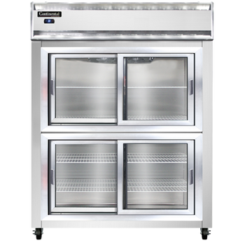 Continental Refrigerator 2RESNSASGDHD 57-inch Reach-In Refrigerator