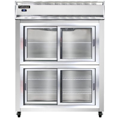 Continental Refrigerator 2RESNSASGDHD 57-inch Reach-In Refrigerator