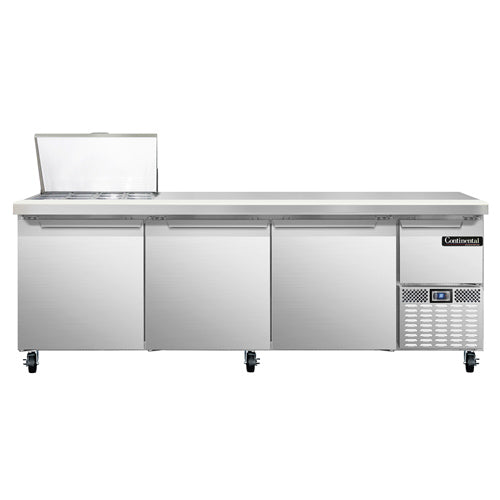 Continental Refrigerator RA93N12M 93-inch Mega Top Sandwich Prep Table