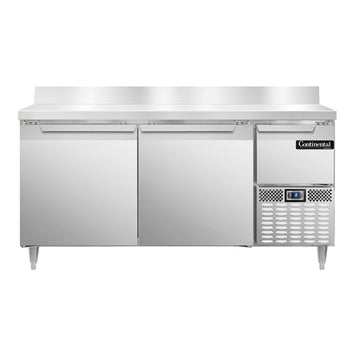 Continental Refrigerator DFA68NSSBS 68-inch Work Top Freezer Counter