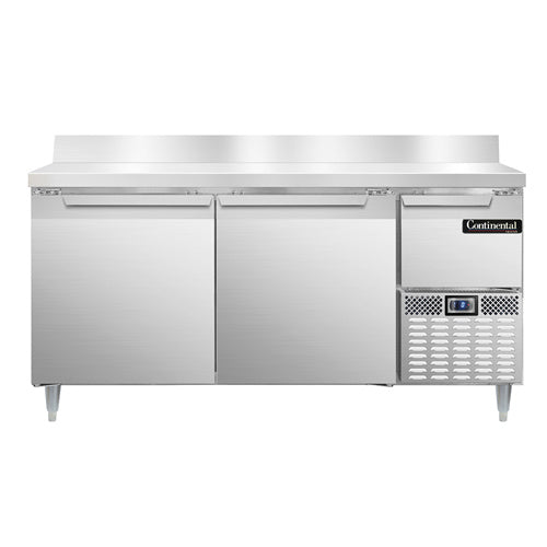 Continental Refrigerator DFA68NSSBS 68-inch Work Top Freezer Counter