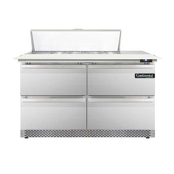 Continental Refrigerator D48N10C-FB-D 48-inch Sandwich Prep Table