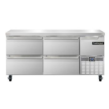 Continental Refrigerator RA68N-D 68-inch Work Top Refrigerator