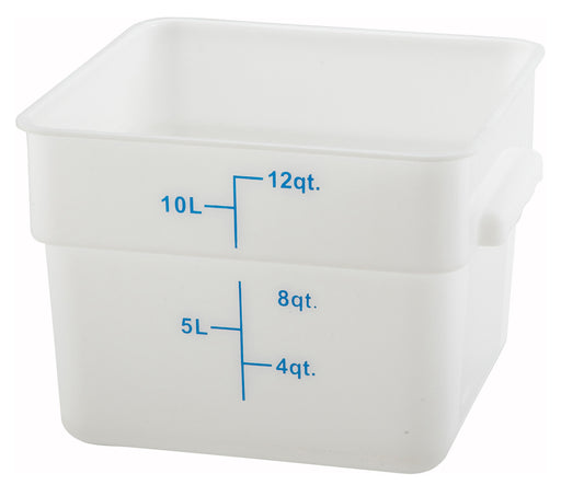 Winco PESC-12 Square Food Storage Containers