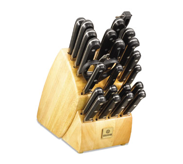 Mundial 5100-24 Shears & Wood block Gift Box 5100 Series Knife/Block Set