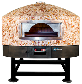 Univex Dome 59RT - Round Top Stone Hearth Rotating Deck Oven 59-inch Interior Round Top Exterior