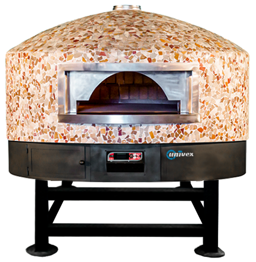 Univex Dome 59RT - Round Top Stone Hearth Rotating Deck Oven 59-inch Interior Round Top Exterior