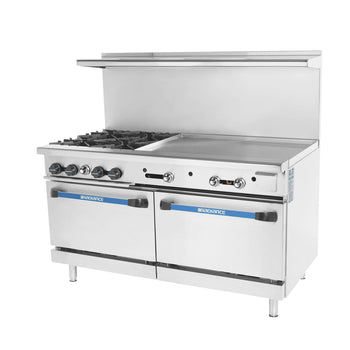 Turbo Air TARG-4B36G/TARG-36G4B 60 inch Gas Range