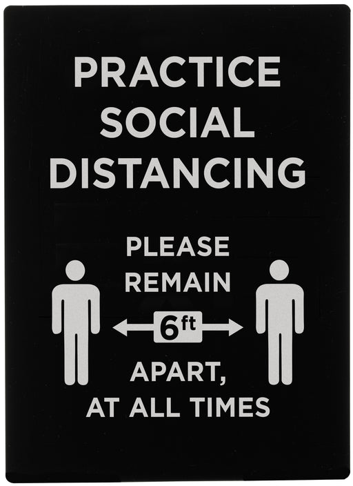 Winco SGN-806 Social Distancing Sign