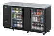 Turbo Air TBB-3SGD-N 69 inch Refrigerated Back Bar Cabinet