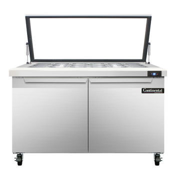 Continental Refrigerator SW48N18M-HGL 48-inch Mega Top Sandwich Prep Table