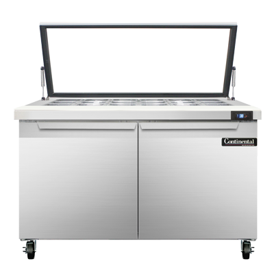 Continental Refrigerator SW48N18M-HGL 48-inch Mega Top Sandwich Prep Table