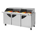 Turbo Air TST-72SD-30-N-SL 73 inch Mega Top Sandwich Prep Table