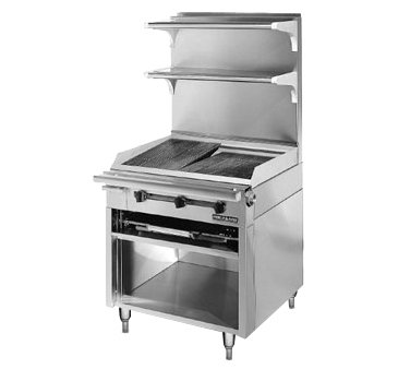 American Range HD34-CRB-M Range 34 inch Heavy Duty Gas