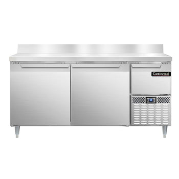 Continental Refrigerator DRA68NSSBS 68-inch Work Top Refrigerator