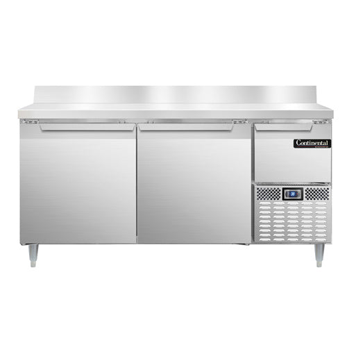 Continental Refrigerator DRA68NSSBS 68-inch Work Top Refrigerator