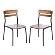 2 Pack Commercial Black Chairs