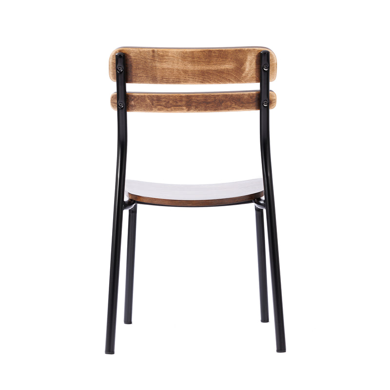 2 Pack Commercial Black Chairs