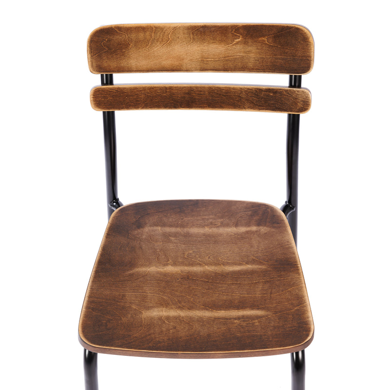 2 Pack Commercial Black Chairs