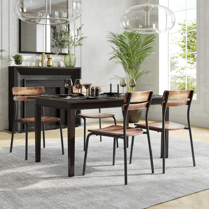 2 Pack Commercial Black Chairs
