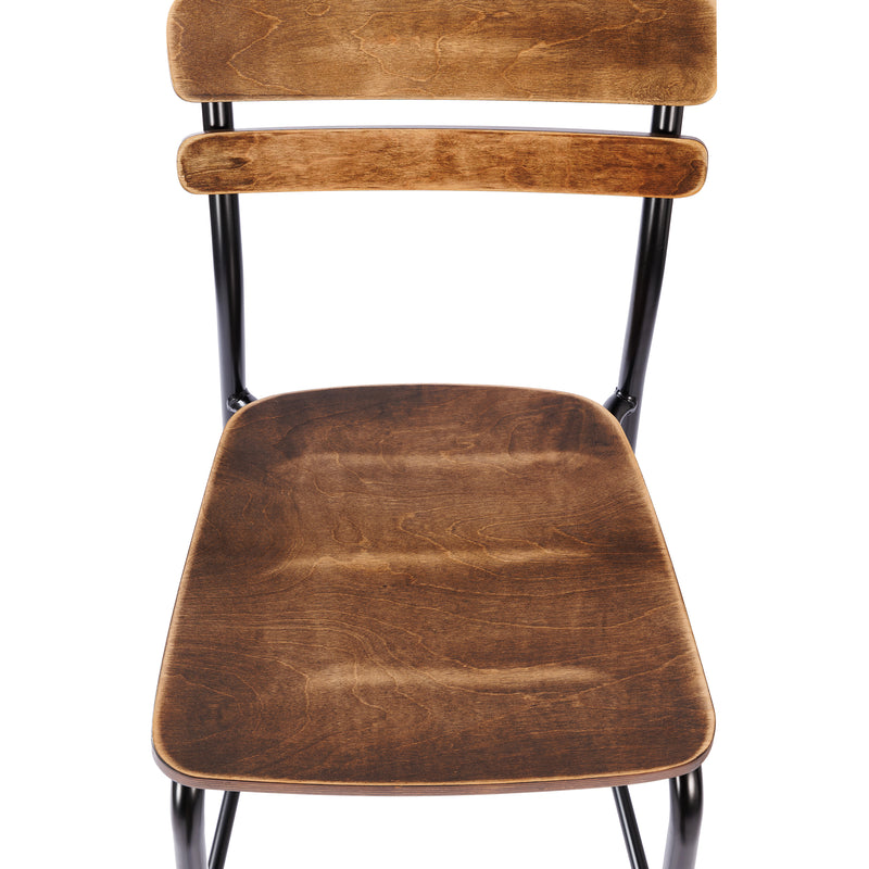 2PK Commercial Black Bar Stool