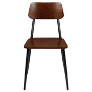 2 Pack Industrial Dining Chair